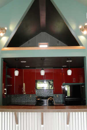 Wesson Barn Loft kitchen